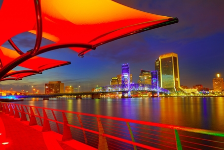 Jacksonville at night